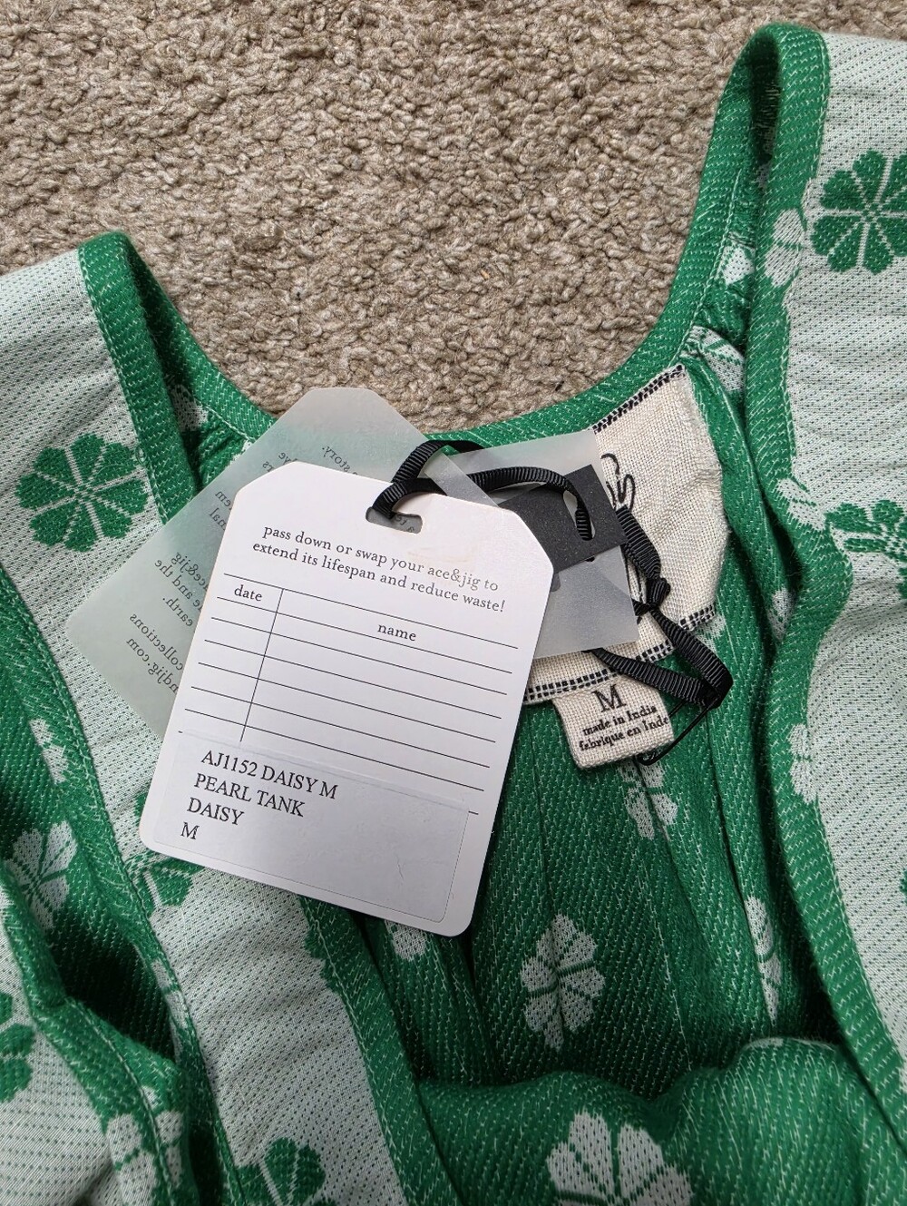 NWT Ace&Jig Pearl Tank In Daisy - Picture 2 of 6